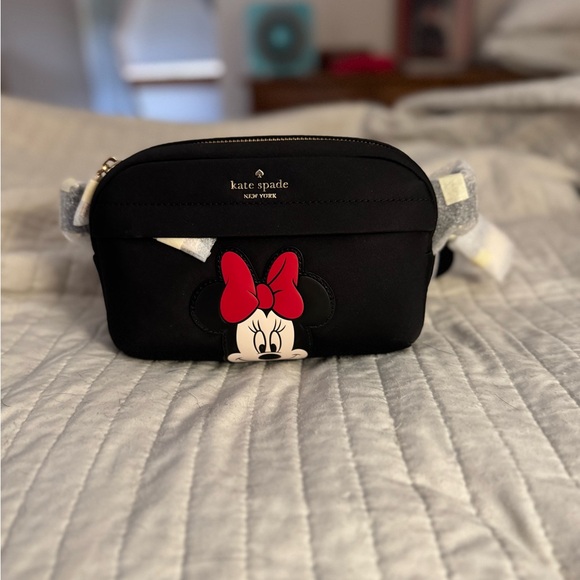 Kate Spade Black and Red Minnie Mouse Crossbody Bag - Picture 1 of 4